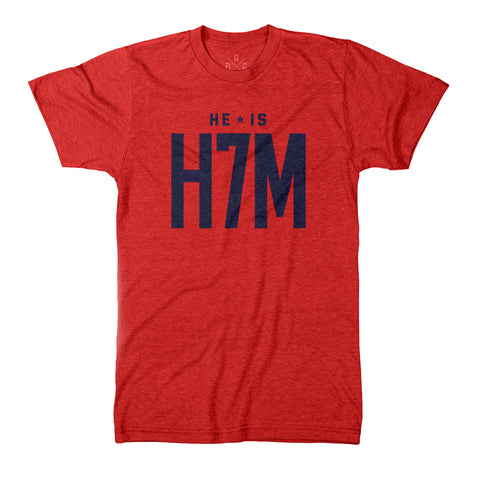 RGC-He-Is-H7M-RED-Houston-Football-Tee