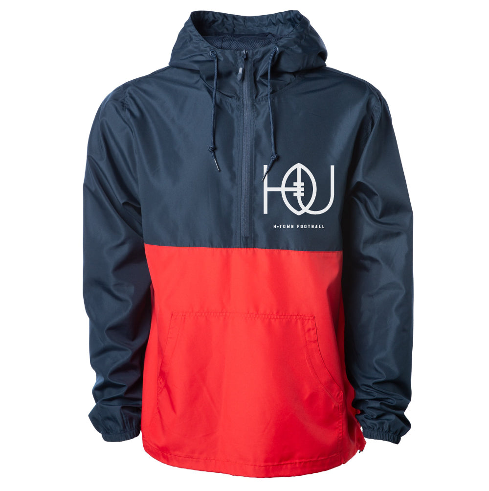 UNISEX - HOU Icon Lightweight Pullover Windbreaker | Navy