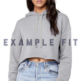 WOMEN'S - Clutch Star | Black Cropped Hoodie