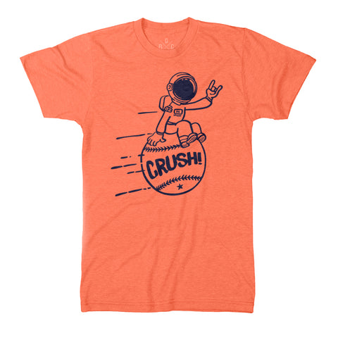 RGC-Space-Crushin-HEATHER-ORANGE-Houston-Baseball-Tee-Shirt