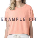 WOMEN'S - Crush on You | Sunset Coral Flowy Crop