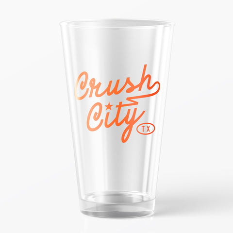 RGC-Crush-City-Script-16oz-Pint-Beer-Glass-Houston-Sports-Baseball-Fan-Gift